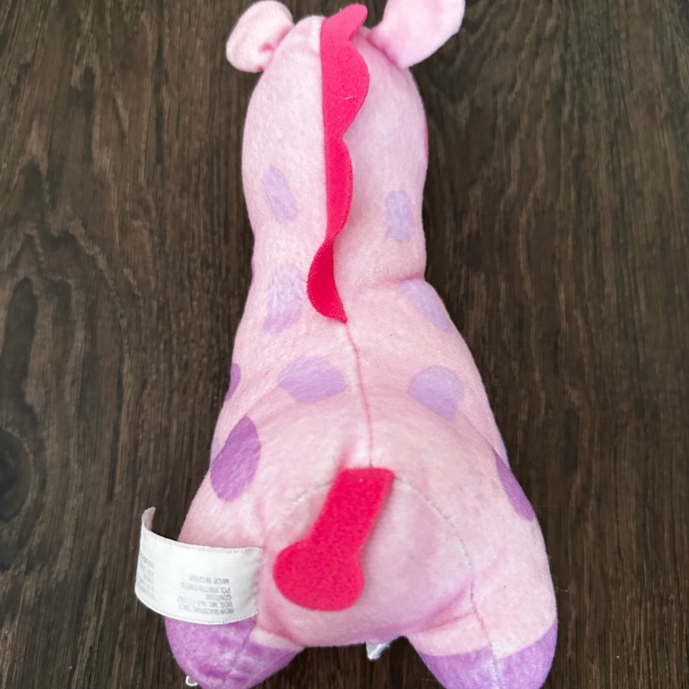 Fisher Price Soothe & Glow Giraffe Pink Musical Lighted 8" Plush 2013 WORKS - Picture 4 of 4